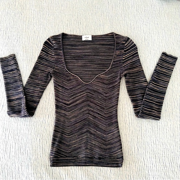 Wilfred, MADE FOR EACH OTHER, Long Sleeve T-shirt, Blue/Grey, Size: 2XS - Picture 4 of 10